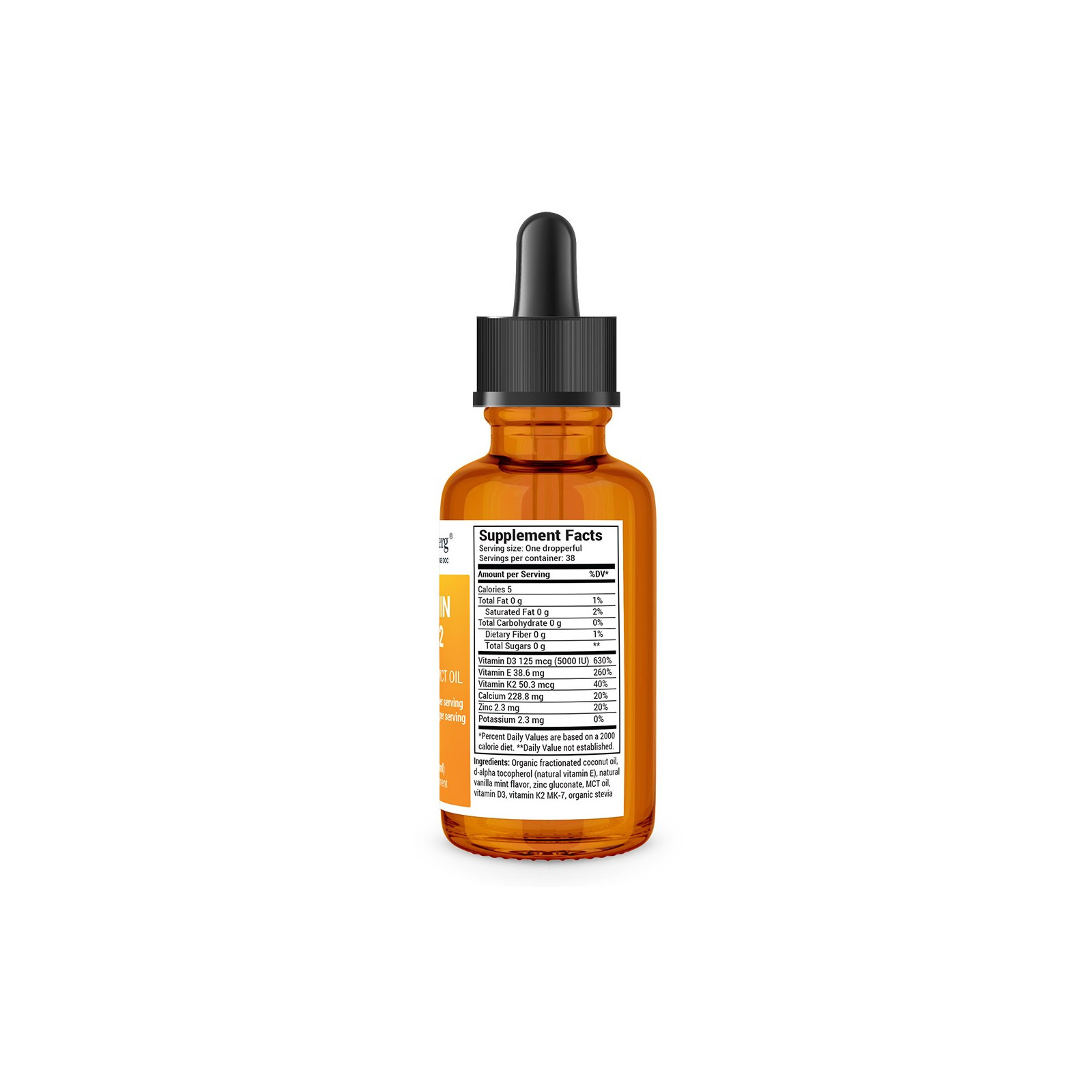 Vitamin D3 & K2 with Zinc & MCT Oil