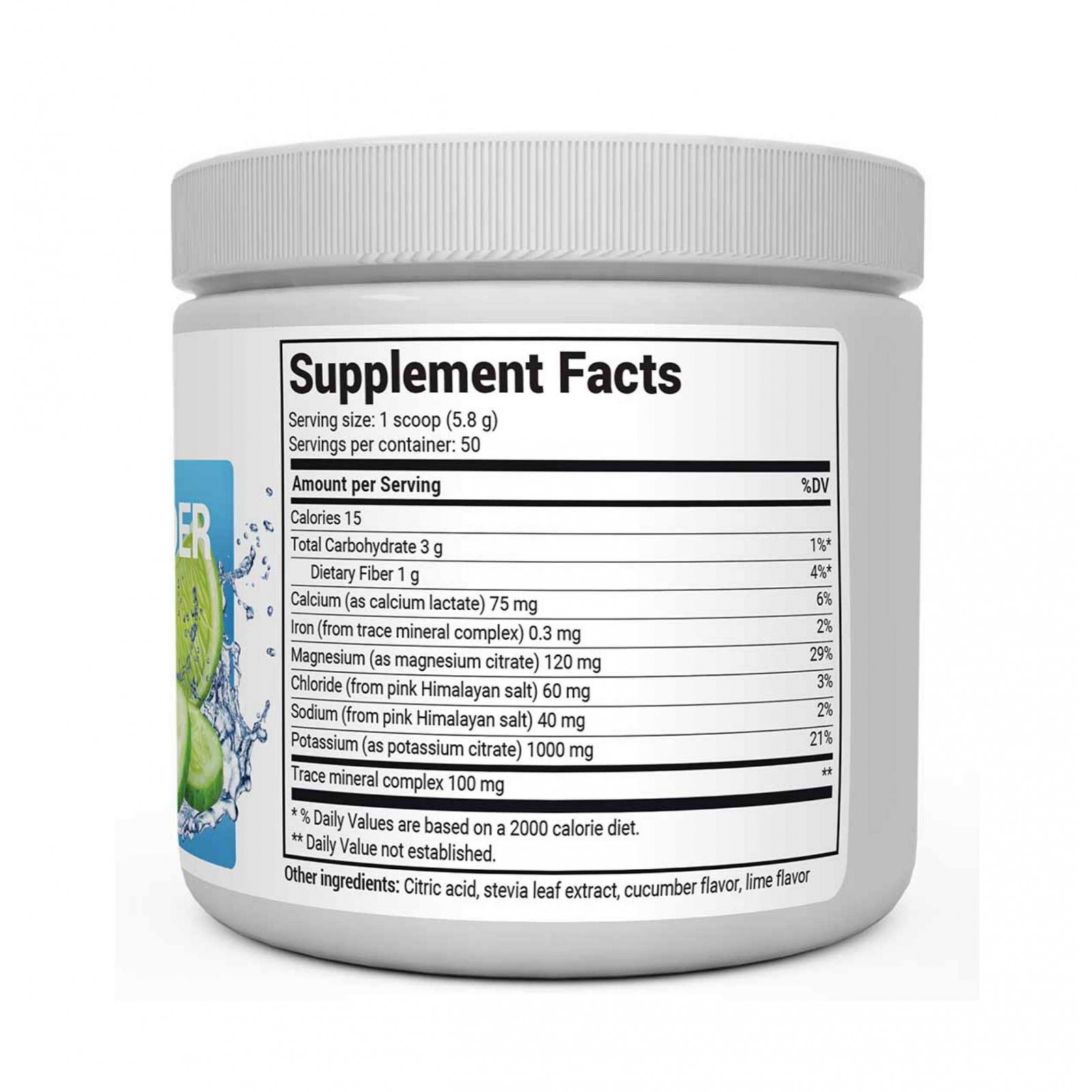Electrolyte Powder Cucumber Lime 50 servings