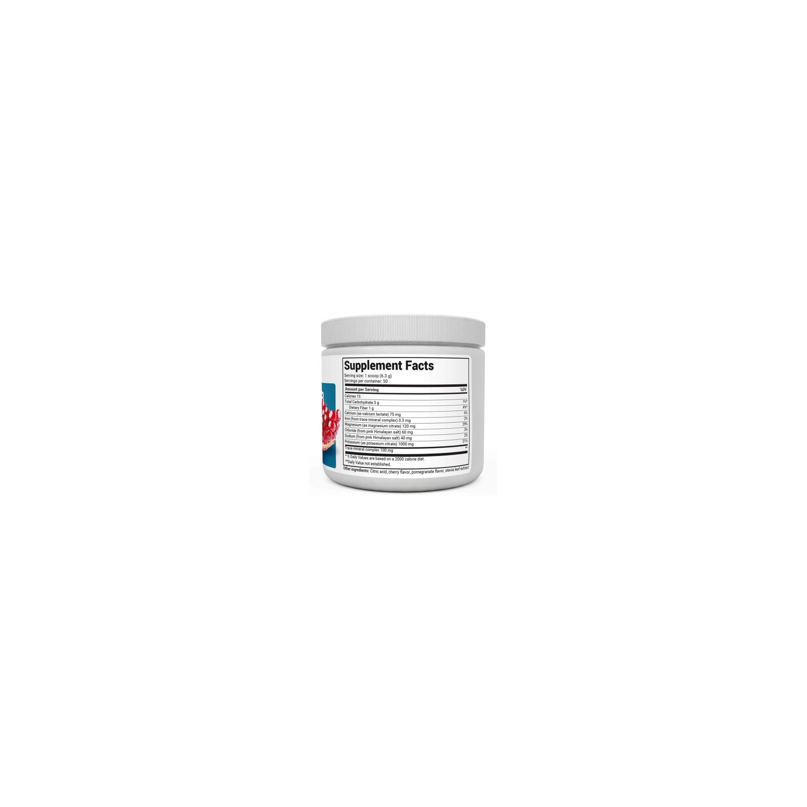 Electrolyte Powder Pomegranate & Cherry Natural Flavor 50 servings