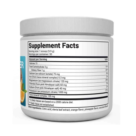 Electrolyte Powder Tropical Coconut, Pineapple and Orange 50 servings