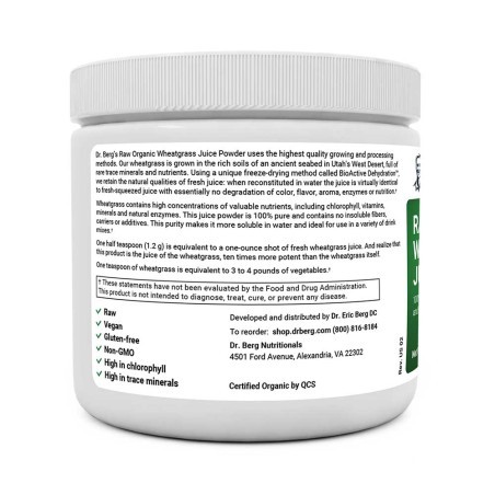 Raw Wheatgrass Juice Powder