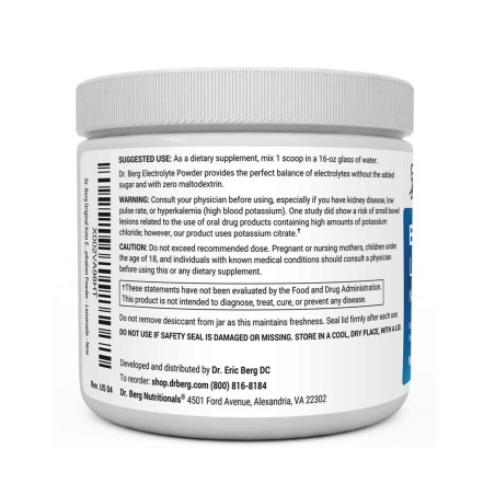 Electrolyte Powder Lemonade 50 servings