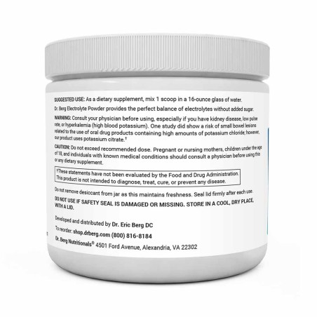 Electrolyte Powder Raspberry Lemon Flavor 50 servings