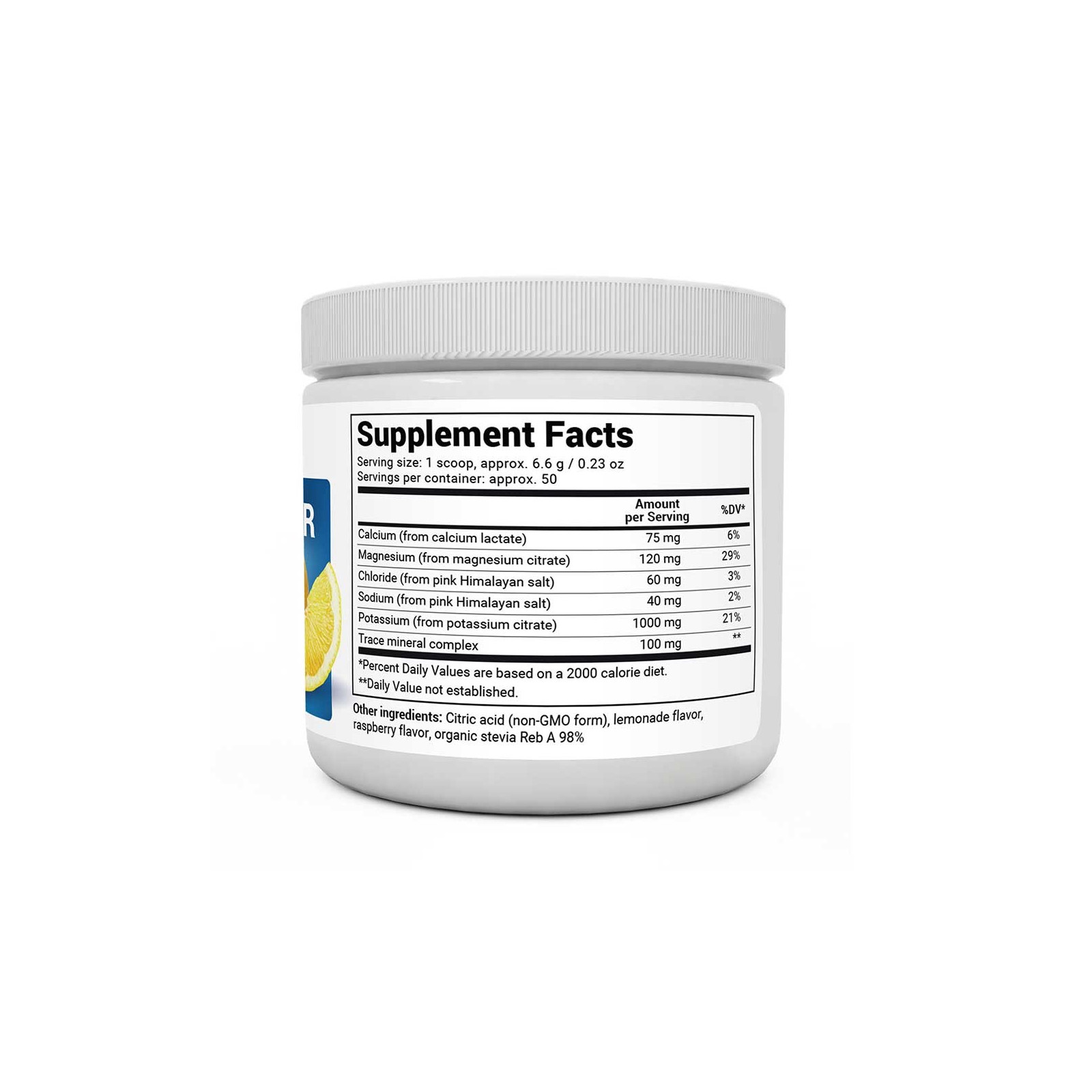 Electrolyte Powder Raspberry Lemon Flavor 50 servings