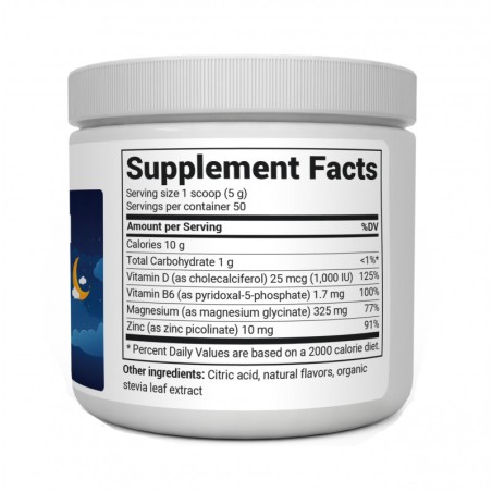 Magnesium Powder Drink Raspberry Lemon Flavor