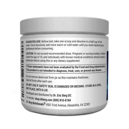 Magnesium Powder Drink Raspberry Lemon Flavor