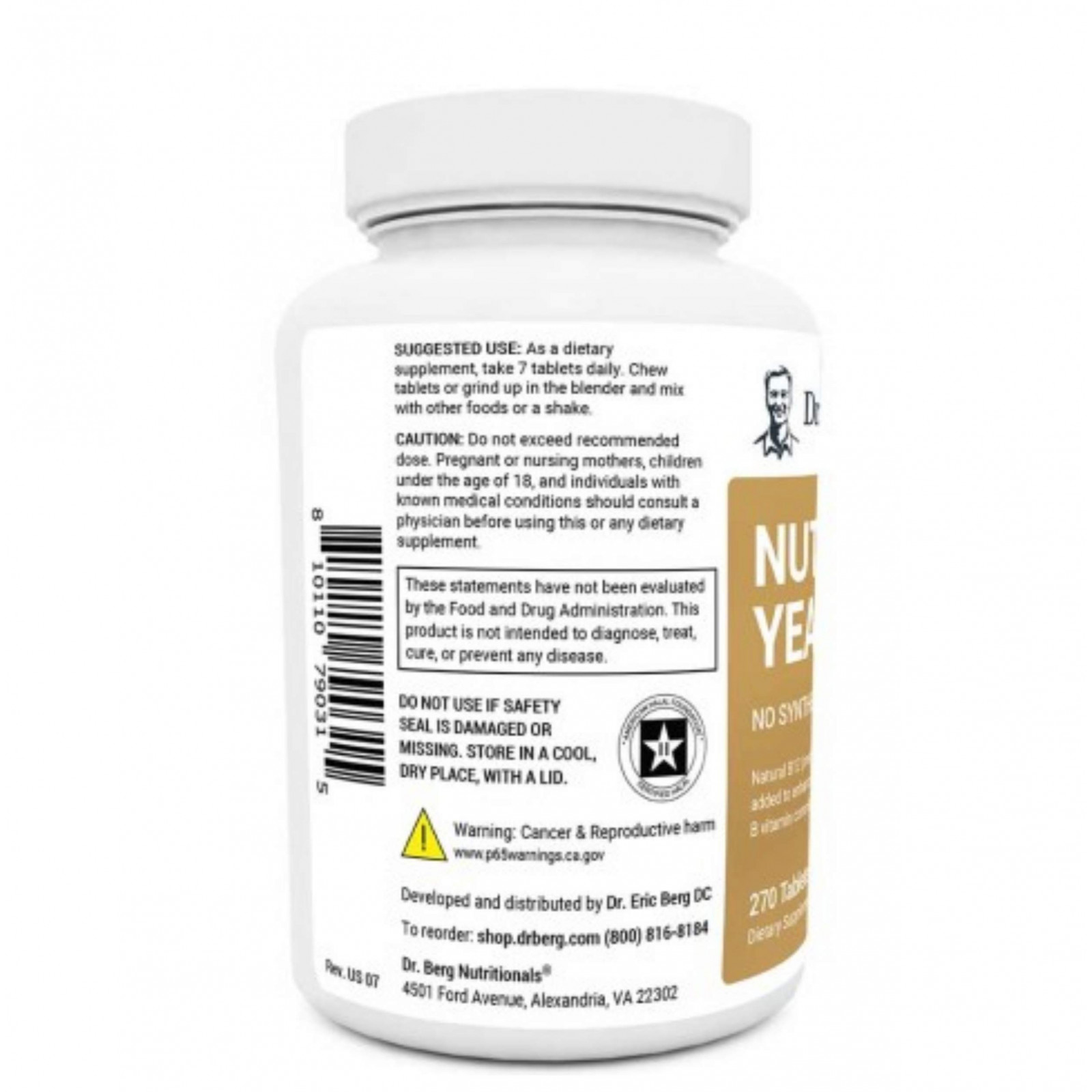 Dr Berg nutritional yeast